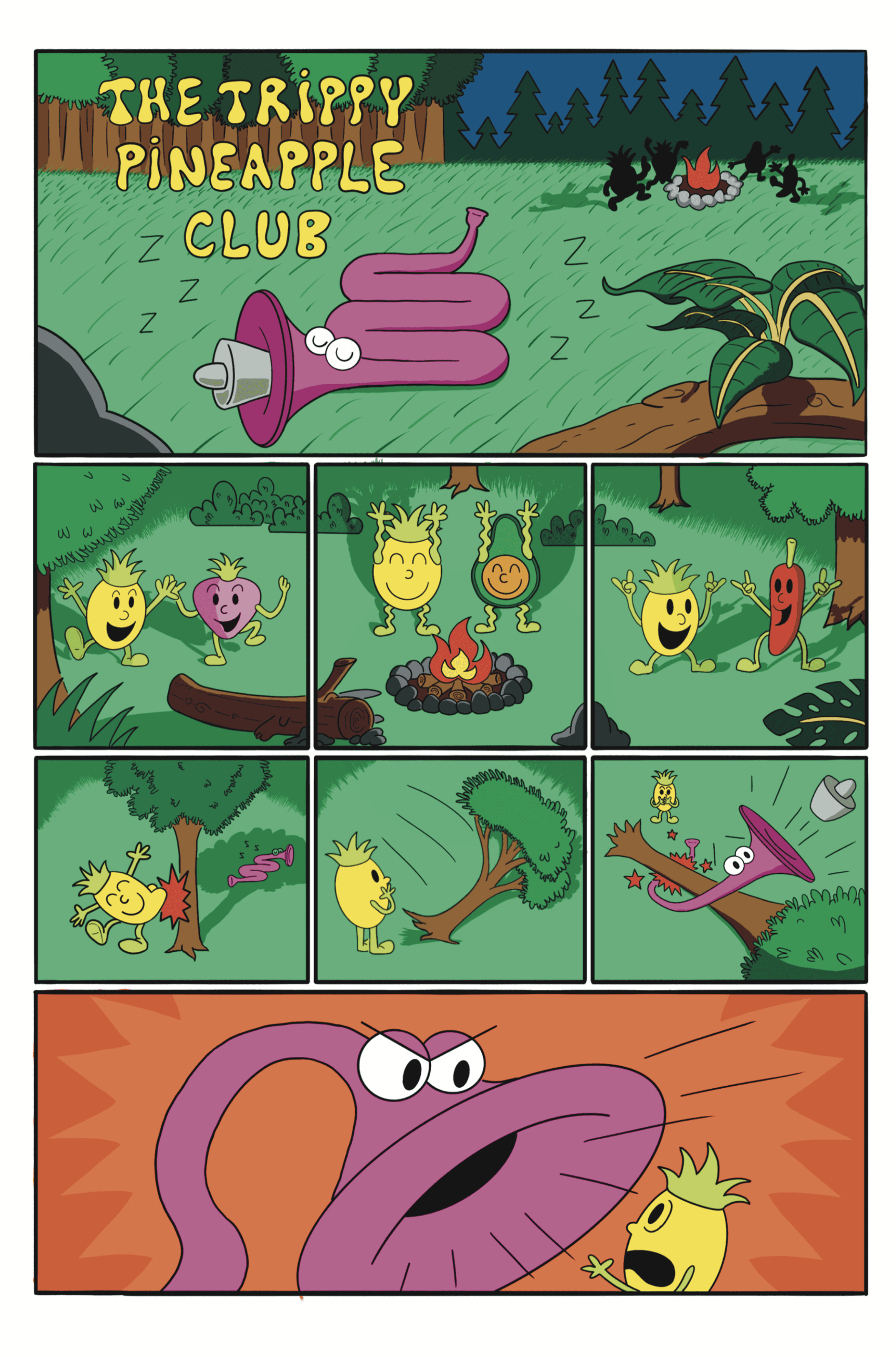 Cover of Pineapple Fights a Trumpet